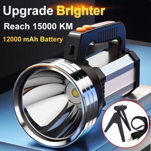 Đèn pin cầm tay siêu sáng 4 pin 12000 mAh 7000 lumen
