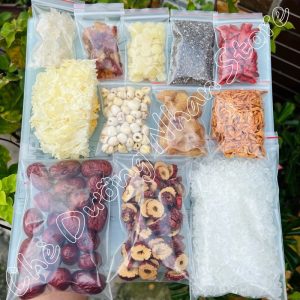 Set chè dưỡng nhan 12 vị 500g nấu 20 chén hoặc 12 chai 330ml