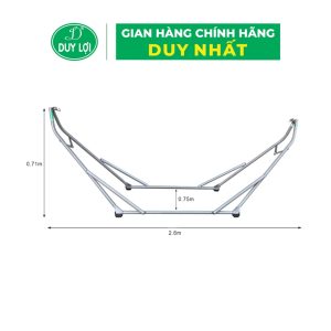 KHUNG VÕNG DUY LỢI THÉP CỠ LỚN - QUÀ TẶNG 10 MÓC ÁO
