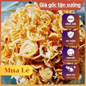 {FREE SHIP & GIÁ SỐC} 01 Kg HÀNH PHI KINH MÔN LOẠI 1 đặc sản Hải Dương chính hiệu Minh Quang - Thơm ngon, Giòn rùm