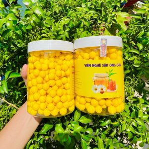 [Combo 2 hộp] Viên Nghệ Sữa Ong Chúa, Tinh Nghệ Mật Ong Nguyên Chất Làm Đẹp Da, Giảm Cân, Hỗ Trợ Người Đau Dạ Dày