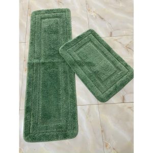 Thảm trải sàn nhà bếp lông cừu, Bộ 2 Thảm Bếp Lông Cừu Siêu Thấm, Thảm chùi chân, chống thấm tốt