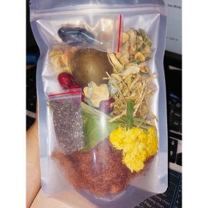 Set Sâm Bí Đao Bông Cúc Hạt Chia 10 Vị Nấu 8 Lít Nước