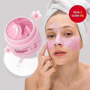Mặt nạ bùn rửa mặt LAIKOU Sakura 25g / 0.88oz. Trẻ hóa da kiểm soát dầu làm sạch nhẹ nhàng