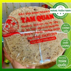 [NGON LOẠI 1] 10 Cái Bánh tráng dừa Tam Quan CHÍNH GỐC  - Đặc sản Tam Quan-Bình Định - Hoàng Thiên Foods