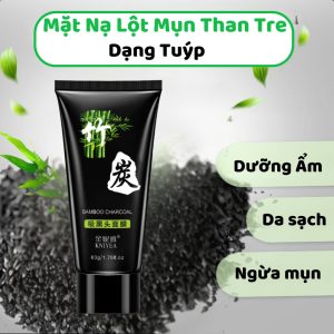 Gel Lột Mụn Chiết Xuất Than Tre Giúp Làm Sạch Mụn Đầu Đen Mụn Cám Bả Nhờn Thu Nhỏ Lỗ Chân Lông Tấm Thị